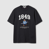  Áo Thun WHOAU (SPAO) - [Unisex] Steve Patch Tshirt Grey - WHRAE2353U 