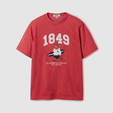  Áo Thun WHOAU (SPAO) - [Unisex] Steve Patch Tshirt Red - WHRAE2353U 