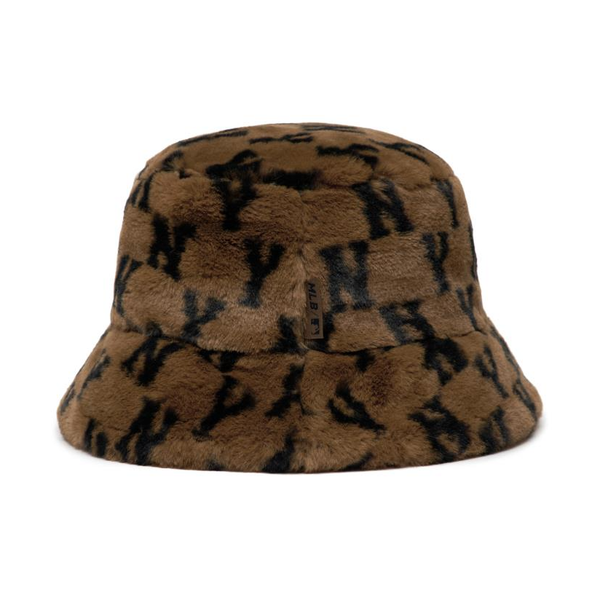  Nón Bucket MLB Monogram Fur Hat New York Yankees 3AHTM0316-50BRD 