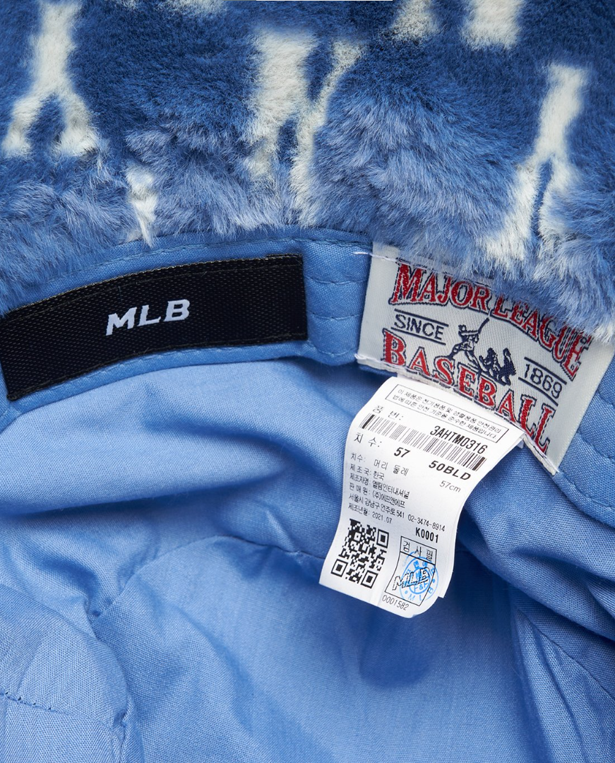  Nón Bucket MLB - Monogram Fur Hat New York Yankees - 3AHTM0316-50BLD 