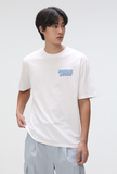  Áo Thun WHOAU (SPAO) - [Unisex] Woody SURFING Short Sleeve T-shirt White - SPRPF24C54 