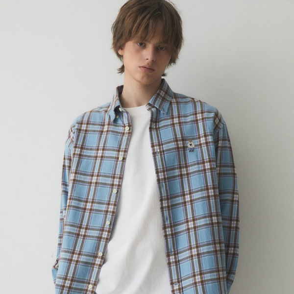  Áo Sơ Mi WHOAU [Unisex] - Steve Flannel Check Shirts - WHYCE4925U 