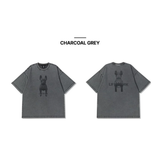  Áo thun Life Work - Salt Washing Halftone Radok Short Sleeve T-Shirt Charocol Grey - LW242TS110 