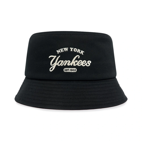 Nón Bucket MLB - Varsity Lettering Bucket Hat New York Yankees Black - 3AHTV013N-50BKS