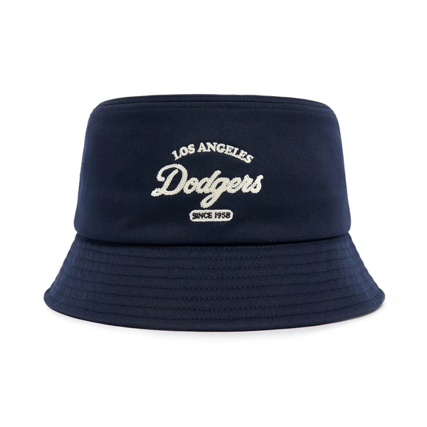Nón Bucket MLB - Varsity Lettering Bucket Hat LA Dodgers D.Navy - 3AHTV013N-07NYD