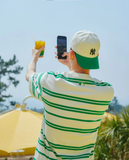  Nón MLB Korea - Basic Color Block Unstructured - 3ACP3303N-50GNP 