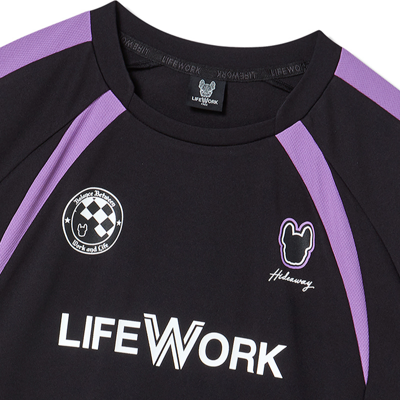  Áo Thun LifeWork [Nữ] Number Soccer Short Sleeve T-Shirt - LW252TS858 