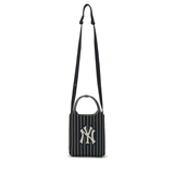  Túi Đeo Chéo MLB Korea - Basic Big Logo Knit Cross Bag NY Yankees Black - 3ACRS034N-50BKS 
