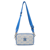  Túi MLB Korea - Monogram Jacquard Mini Cross Bag NY Yankees Sky Blue - 3ACRS014N-50SBD 