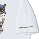  Áo Thun LifeWork - [Unisex] Snap Hipdog Short Sleeve T-Shirt White - LW252TS106 