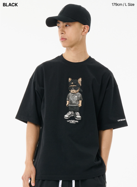 Áo Thun LifeWork - [Unisex] Snap Hipdog Short Sleeve T-Shirt - LW252TS106