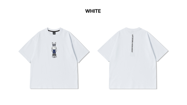 Áo Thun LifeWork - [Unisex] Figure Hipdog Short Sleeve T-Shirt White -  LW252TS108