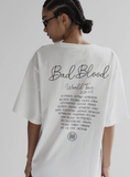  Áo Thun [Unisex] Badblood - Bad World Tour T-Shirt White - w-tee24-031 