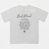  Áo Thun [Unisex] Badblood - Bad World Tour T-Shirt White - w-tee24-031 