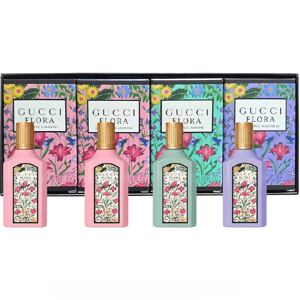  Set 4 Chai Nước Hoa Gucci Flora EDP 5ml 