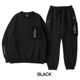  Set áo thun Life Work - Dumble Pocket Sweatshirt + Jogger Pants (Raised Lining) -  LW224MT120/LW224KL120 