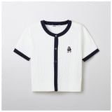  Áo Crop Cardigan WHOAU [Nữ] - (Woody) Cable Crop Cardigan - SPCKF24G51 