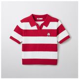  Áo Polo SPAO [Nữ] - Woody Cable Half-open Half-sleeve Knit - SPKWF24G51 