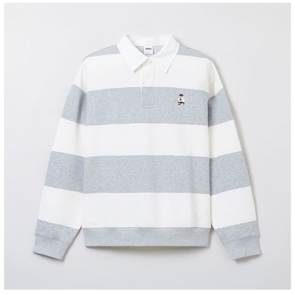  Áo Sweater SPAO [Unisex] - Woody Rugby Sweatshirt - SPMWE49C51 