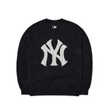  ÁO SWEATER MLB - Classic MONOGRAM Big Logo Overfit Sweatshirts NEW YORK YANKEES - 3AMTM0124-50BKS 