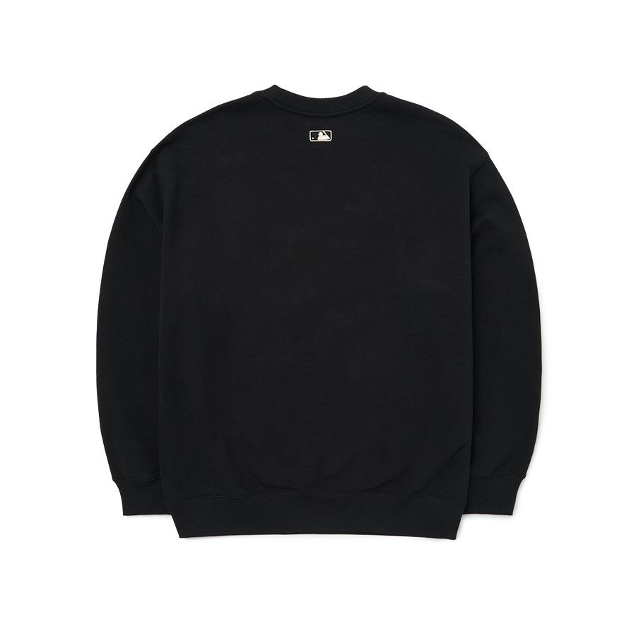 ☆MLB Korea☆ Heart Overfit Man to Man NY Black Mlb sweatshirt with heart clearance