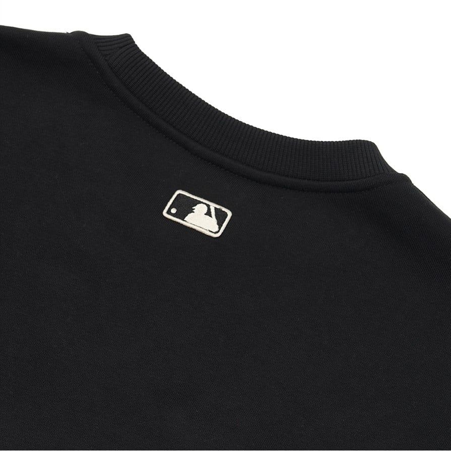 ☆MLB Korea☆ Heart Overfit Man to Man NY Black Mlb sweatshirt with heart clearance