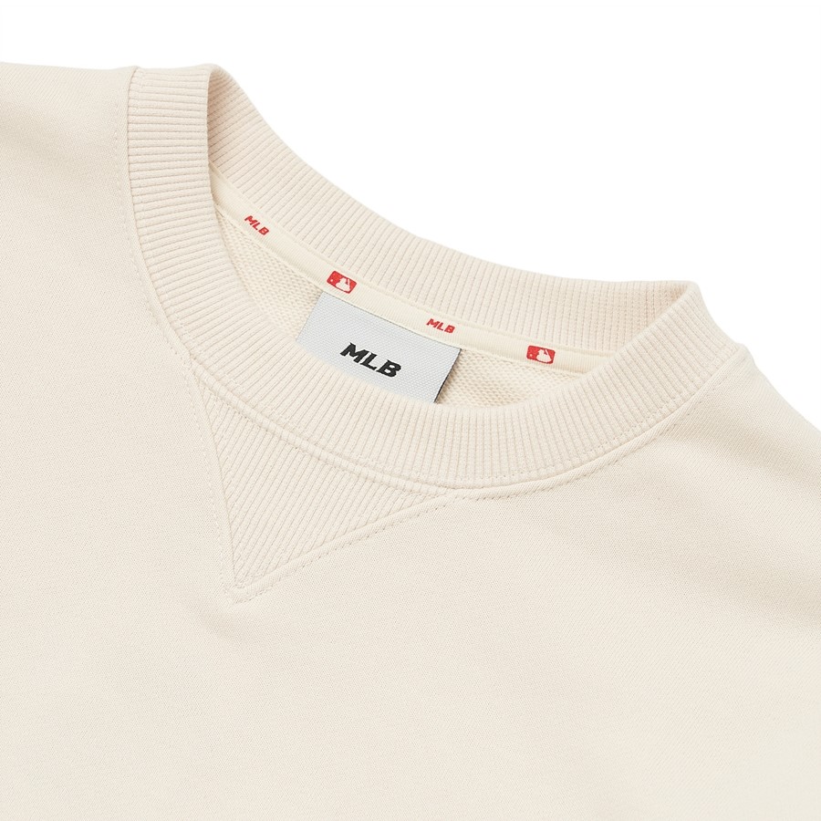 ☆MLB Korea☆ Heart Overfit Man to Man NY Cream 210.jpg