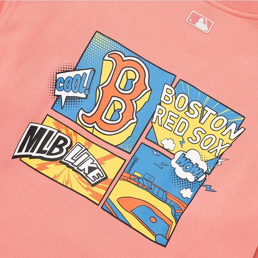 Áo Sweater MLB Like Cartoon Mega Over New York Yankees 3AMTL042643COS