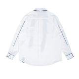 Áo Sơ Mi RMTCRW [ROMANTIC CROWN] - PIPING TIE SHIRT WHITE 