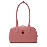 Túi Xách MLB Korea - Varsity Culsive Denim Shoulder Bag LA Dodgers Pink - 3ABQL054N-07PKD 