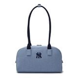  Túi Xách MLB Korea - Varsity Culsive Denim Shoulder Bag LA Dodgers Indigo - 3ABQL054N-50INS 