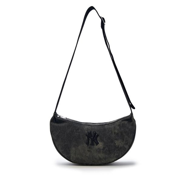  Túi MLB Korea - Vintage Washing Shoulder Bag New York Yankees Grey - 3ABQBV45N-50CGS 