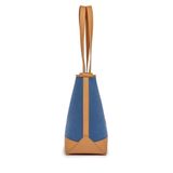  Túi Xách MLB Korea - Varsity Canvas Shopper Bag Ny Yankees Indigo - 3AORL103N-50INS 
