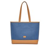  Túi Xách MLB Korea - Varsity Canvas Shopper Bag Ny Yankees Indigo - 3AORL103N-50INS 