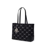  Túi Tote MLB Korea - Diamond Monogram Jacquard Tote Bag NY Yankees Black - 3AORL014N-50BKS 