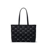  Túi Tote MLB Korea - Diamond Monogram Jacquard Tote Bag NY Yankees Black - 3AORL014N-50BKS 