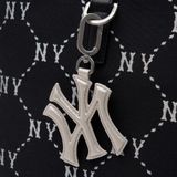 Túi Tote MLB Korea - Diamond Monogram Jacquard Tote Bag NY Yankees Black - 3AORL014N-50BKS 