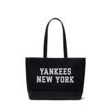  Túi Xách MLB Korea - Varsity Jacquard Shopper Bag New York Yankees Black - 3AORL104N-50BKS 