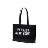  Túi Xách MLB Korea - Varsity Jacquard Shopper Bag New York Yankees Black - 3AORL104N-50BKS 