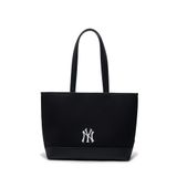 Túi Xách MLB Korea - Varsity Jacquard Shopper Bag New York Yankees Black - 3AORL104N-50BKS 