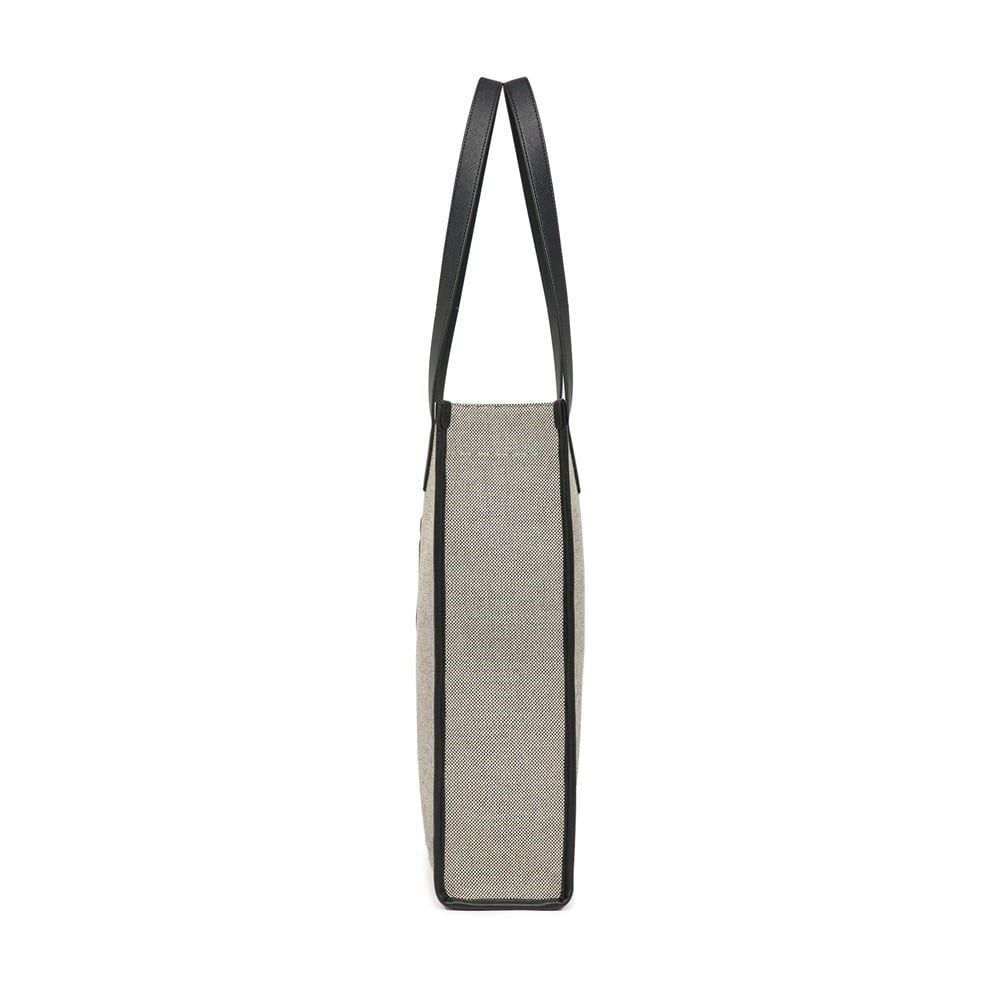  Túi Tote MLB Korea - Basic Canvas Vertical Tote Bag New York Yankees Black - 3AORM033N-50BKS 