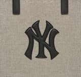  Túi Tote MLB Korea - Basic Canvas Vertical Tote Bag New York Yankees Black - 3AORM033N-50BKS 
