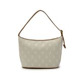  Túi Xách MLB Korea - Classic Mono Jacquard Hobo Bag Boston Red Sox Beige - 3ABQM015N-43BGL 