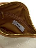  Túi Xách MLB Korea - Classic Mono Jacquard Hobo Bag Boston Red Sox Beige - 3ABQM015N-43BGL 