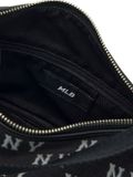  Túi Xách MLB Korea - Classic Mono Jacquard Hobo Bag New York Yankees Black - 3ABQM015N-50BKS 