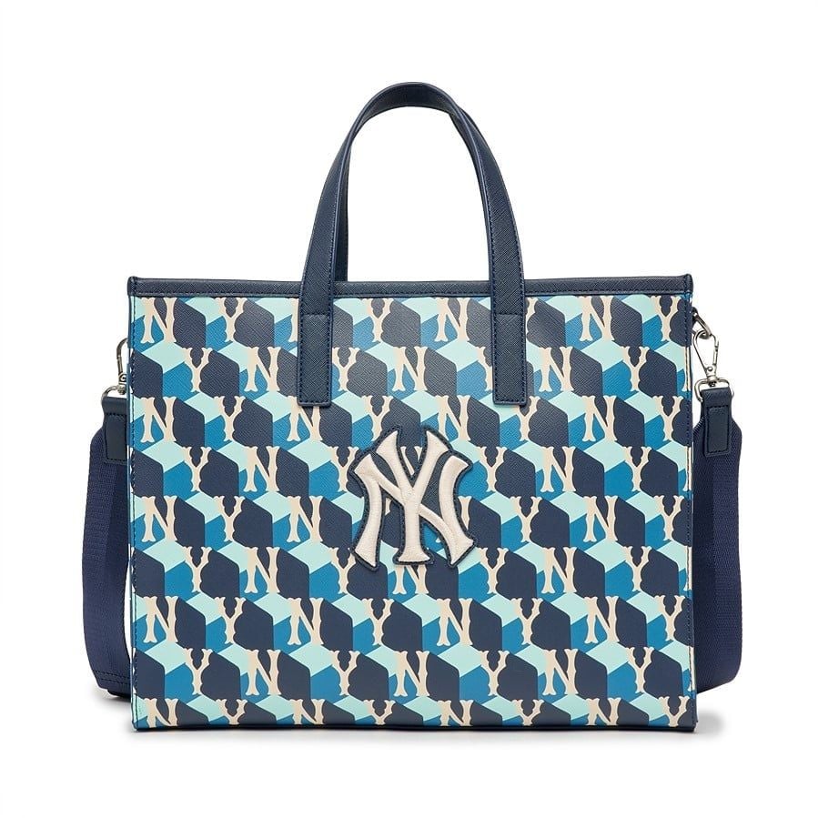  Túi MLB Korea - Cube MONOGRAM S-Tote Bag NEW YORK YANKEES - 3AORM042N-50NYD 