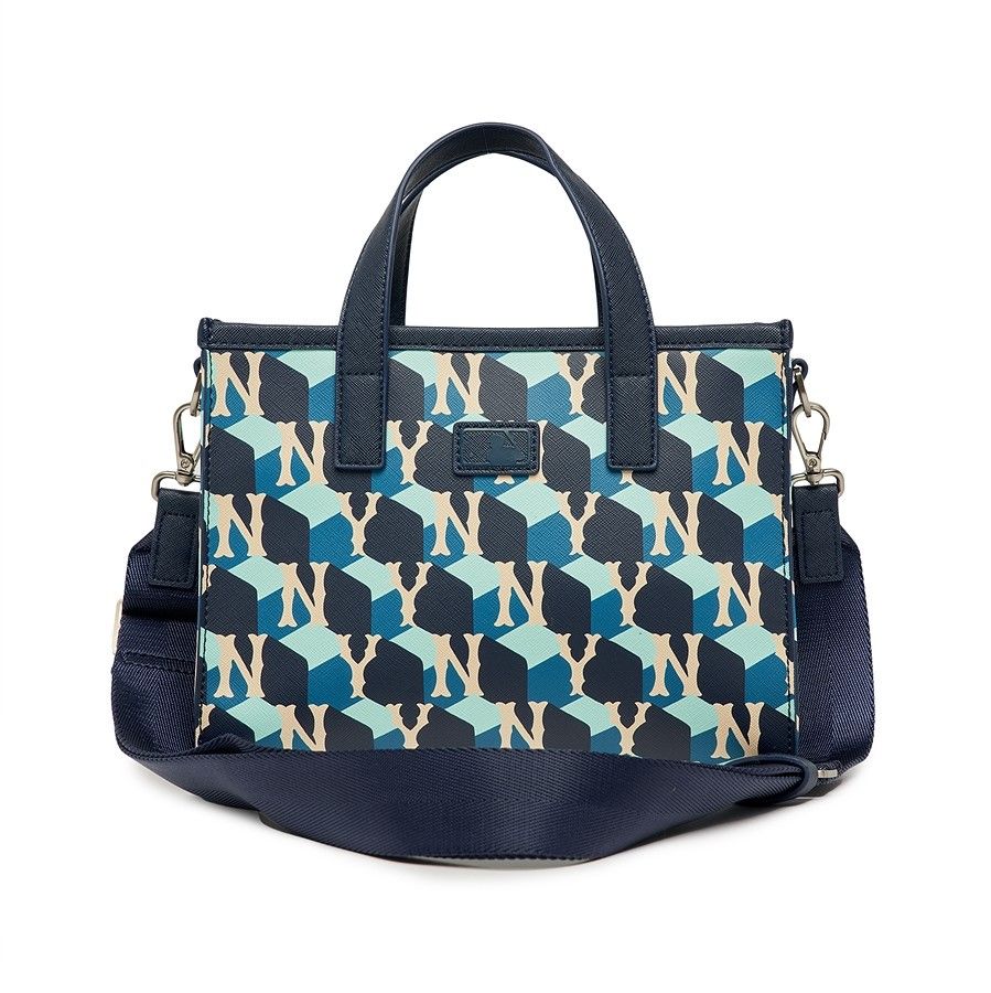  Túi MLB Korea - Cube MONOGRAM S-Tote Bag NEW YORK YANKEES - 3AORS022N-50NYD 