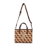  Túi MLB Korea - Cube MONOGRAM S-Tote Bag BOSTON REDSOX - 3AORS022N-43BRD 