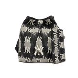  Túi MLB Korea - ARGYLE MONOGRAM LARGE BUCKET BAG NEW YORK YANKEES - 3ABML012N-50BKS 