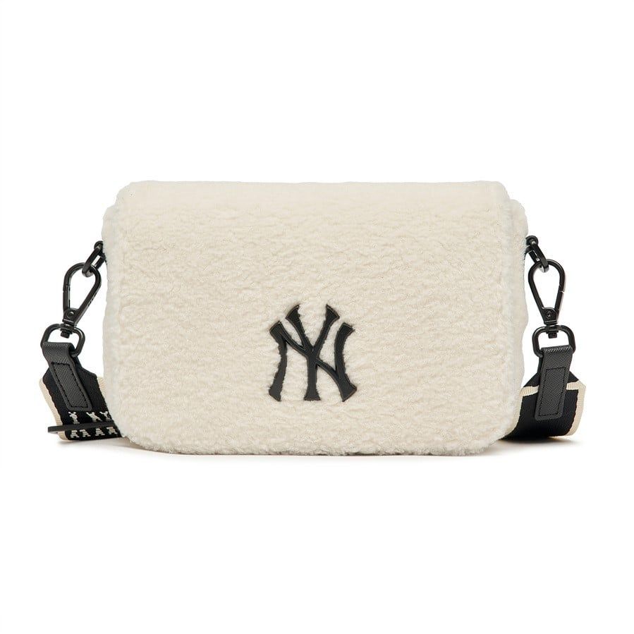  Túi MLB Korea - Basic Small Logo Fleece Hoodie Bag NEW YORK YANKEES - 3ACRS1126-50CRS 